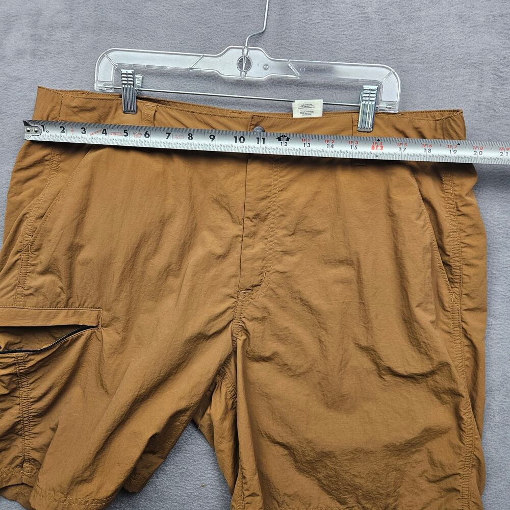 Filson Gained Canyon Men Flat Front Brown Chino Shorts Gorpcore Hiking Outdoor - Picture 3 of 8